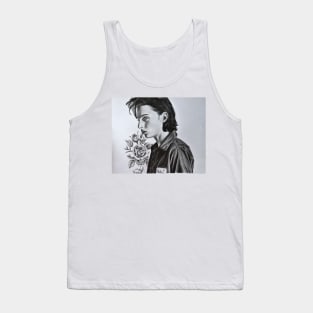 Finn Wolfhard and roses Tank Top